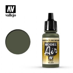 PEINTURE VALLEJO -  OLIVE MOYEN (17 ML) -  MODEL AIR 71092