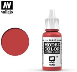 PEINTURE VALLEJO -  SCARLET -  MODEL COLOR VAL-MC #70817