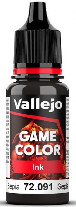 PEINTURE VALLEJO -  SEPIA INK -  GAME COLOR VAL-GC #72091