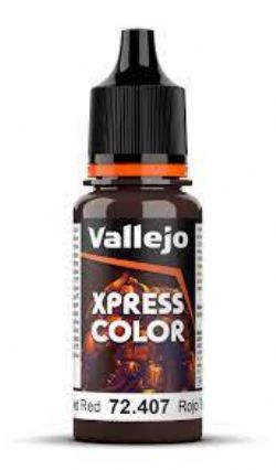 PEINTURE VALLEJO -  VELVET RED -  XPRESS COLOR 72407
