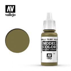 PEINTURE VALLEJO -  YELLOW GREEN -  MODEL COLOR VAL-MC #70881