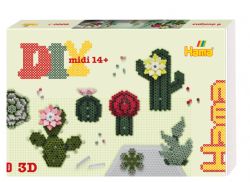 PERLES HAMA -  ART - PLANTES SUCCULENTES (6000 PERLES) 3622