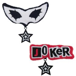 PERSONA 5 -  BARRETTE EN PELUCHE DU JOKER -  PERSONA 5 ROYAL