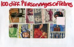 PERSONNAGES -  100 DIFFÉRENTS TIMBRES - PERSONNAGES