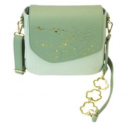 PETER PAN -  SAC À BANDOULIÈRE CLOCHETTE ET TRÈFLES À 4 FEUILLES -  LOUNGEFLY