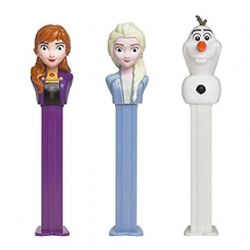 PEZ -  DISTRIBUTEUR DE BONBONS PEZ - ASSORTIMENT LA REINE DES NEIGES DISNEY (16G)