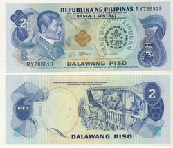PHILIPPINES -  2 PISO 1981 (UNC) 166