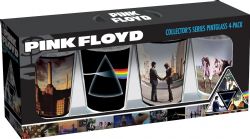 PINK FLOYD -  ENSEMBLE DE 4 VERRES (PINTE) - COUVERTURES D'ALBUMS (473ML)