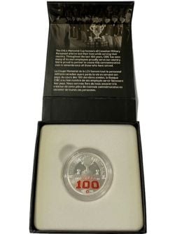 PIÈCE D'UN 1/2OZ D'ARGENT PUR -  100E ANNIVERSAIRE DE LA COUPE MEMORIAL 2018 -  PIÈCES DES ÎLES COOK 2018