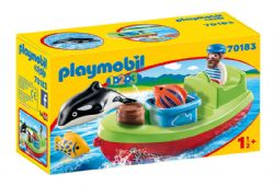 PLAYMOBIL -  BATEAU ET PÊCHEUR 70183