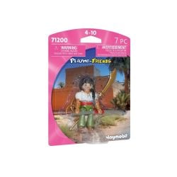 PLAYMOBIL -  COMBATTANTE AVEC LANCE (7 PIÈCES) 71200