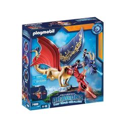 PLAYMOBIL -  DRAGONS: THE NINE REALMS - WU & WEI AVEC JUN (40 PIÈCES) 71080