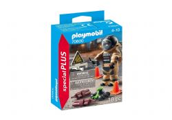 PLAYMOBIL -  DÉMINEUR (18 PIÈCES) 70378