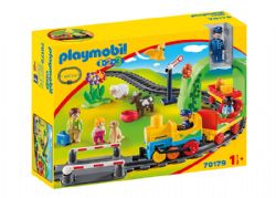 PLAYMOBIL -  TRAIN AVEC PASSAGERS ET CIRCUIT 70179
