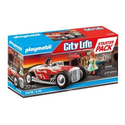 PLAYMOBIL -  VOITURE VINTAGE AVEC COUPLE (20 PIÈCES) 71083