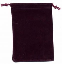 POCHE À DÉS -  GRANDE POCHETTE POURPRE CHX