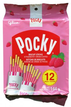 POCKY -  CRÈME À LA FRAISE (144G)