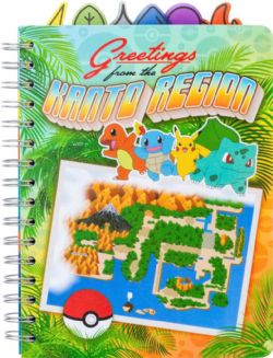 POKEMON -  CAHIER À SPIRALE - RÉGION DE KANTO