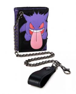 POKEMON -  PORTEFEUILLE D'ECTOPLASMA AVEC CHAINE