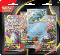 POKÉMON -  BASE SET - 3 PACKS BLISTER - GOLDUCK (ANGLAIS) ME01 -  MEGA EVOLUTION