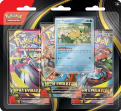 POKÉMON -  BASE SET - 3 PACKS BLISTER - PSYDUCK (ANGLAIS) ME01 -  MEGA EVOLUTION