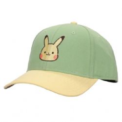 POKÉMON -  CASQUETTE BRODÉ PIKACHU CHIBI, VERT MENTHE