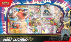 POKÉMON -  COLLECTION MEGA LUCARIO EX AVEC FIGURINE (FRANÇAIS)