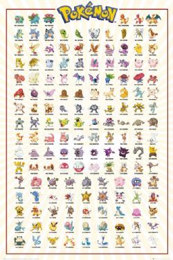 POKÉMON -  KANTO 151 POSTER