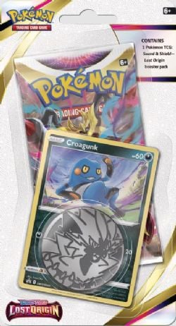 POKÉMON -  LOST ORIGIN - CRADOPAUD CHECKLANE BLISTER PACK (ANGLAIS) -  SWORD & SHIELD