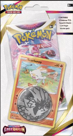 POKÉMON -  LOST ORIGIN - FLAMBINO CHECKLANE BLISTER PACK (ANGLAIS) -  SWORD & SHIELD