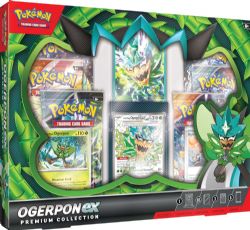 POKÉMON -  OGERPON EX -TEAL MASK- PREMIUM COLLECTION (ANGLAIS) -  SCARLET & VIOLET