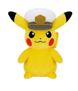 POKÉMON -  PELUCHE DE CAPITAINE PIKACHU - VERSION A (21 CM) -  MECHA MOFUGUTTO