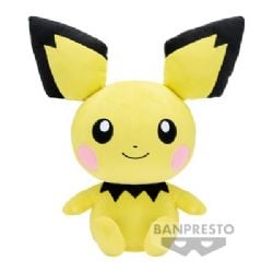 POKÉMON -  PELUCHE DE PICHU (28 CM) -  MECHA MOFUGUTTO