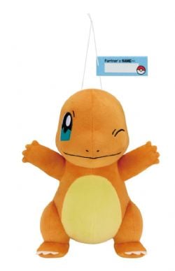 POKÉMON -  PELUCHE DE SALAMÈCHE (21 CM) -  HELLO PARTNER