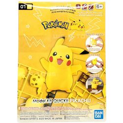 POKÉMON -  PIKACHU 01 -  MODÈLE À ASSEMBLERQUICK!!
