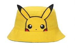 POKÉMON -  PIKACHU - CHAPEAU BOB AVEC VISAGE