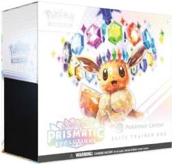 POKÉMON -  PRISMATIC EVOLUTIONS - ELITE TRAINER BOX - POKÉMON CENTER (ANGLAIS) SV8.5 -  SCARLET & VIOLET