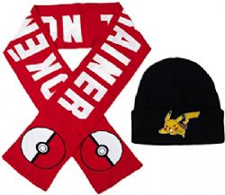 POKÉMON -  SET TUQUE ET FOULARD - PIKACHU ET POKEBALL