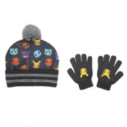 POKÉMON -  TUQUE À POMPOM ET GANTS