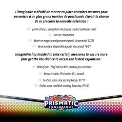 POKÉMON -  ÉVOLUTIONS PRISMATIQUES - COLLECTION CLASSEUR (FRANÇAIS)***LIMITE DE 1 ARTICLE PAR CLIENT*** SV8.5 -  ÉCARLATE ET VIOLET