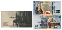 POLOGNE -  20 ZLOTYCH 2024 (UNC) - BILLET COMMÉMORATIF 198