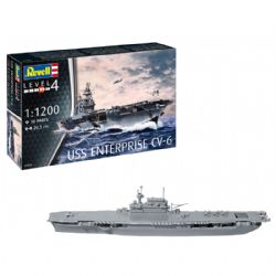 PORTE-AVIONS -  USS ENTERPRISE CV-6 KIT COMPLET - 1/1200