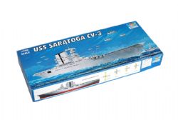 PORTE-AVIONS -  USS SARATOGA CV-3 1/700 (DIFFICILE)