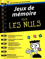 POUR LES NULS -  JEUX DE MÉMOIRE