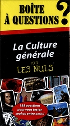 POUR LES NULS -  LA CULTURE GÉNÉRALE - 188 QUESTIONS