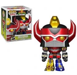 POWER RANGERS -  FIGURINE POP! EN VINYLE DU MEGAZORD (MÉTALIQUE) (15 CM) 497