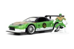 POWER RANGERS -  HONDA - NSX TYPE-R JAPAN SPEC 2002 AVEC FIGURINE DU RANGER VERT - 1/32 -  HOLLYWOOD RIDES