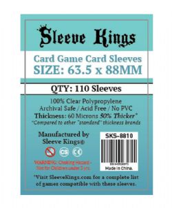 PROTECTEURS DE CARTE -  CARD GAME (63.5MM X 88MM) (110) -  SLEEVE KINGS