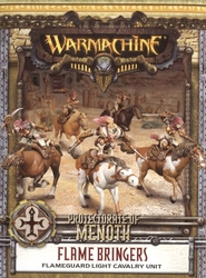 PROTECTORATE OF MENOTH -  FLAME BRINGERS - FLAMEGUARD LIGHT CAVALRY UNIT -  WARMACHINE