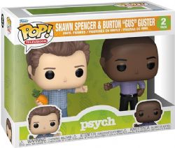 PSYCH -  ENSEMBLE DE 2 FIGURINES POP! DE SHAWN SPENCER & BURTON 